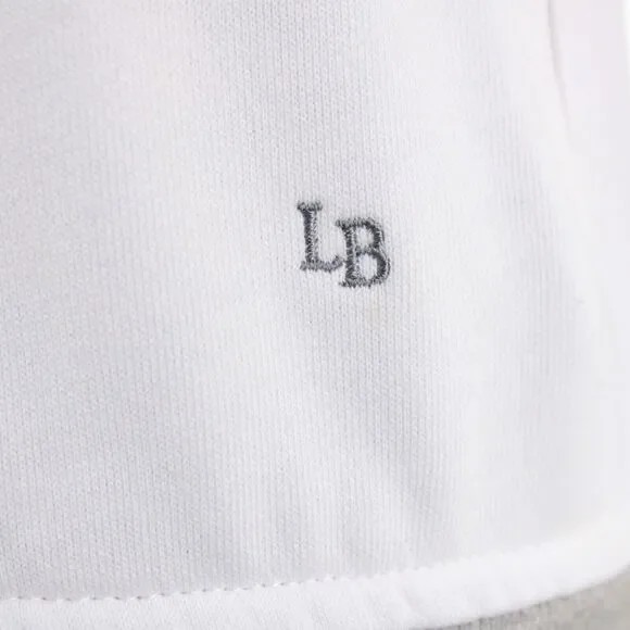 Luciano Barbera NWD 100% Cotton Bomber Jacket Size 50 (M US) In Solid White